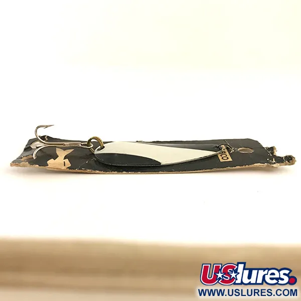 Nebco FlashBait 266 Třpytka, Bílá, Černá, Nikl, 10g, Vintage, #6421