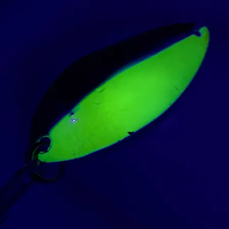 Luhr Jensen Krocodile Stubby UV Plandavka, Nikl/Žlutá UV, 14g, #6437