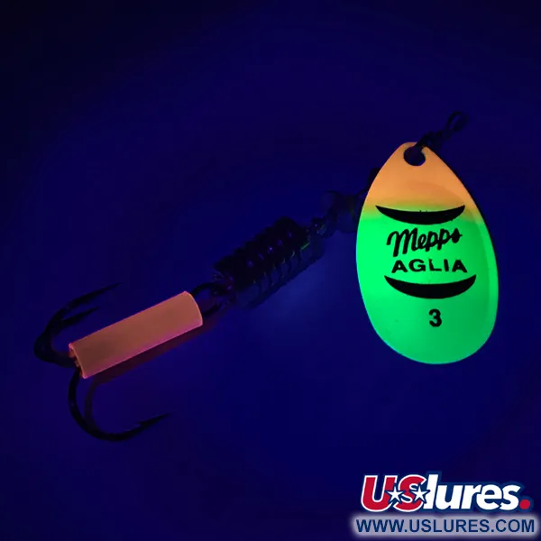 Mepps Aglia 3 Fluo UV Rotačka, Fluo Tiger, 7g, UV reaktivní, #6456