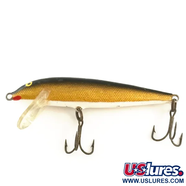 Rapala Countdown Wobler, Zlatá, 12g, Balzové Dřevo, #6470
