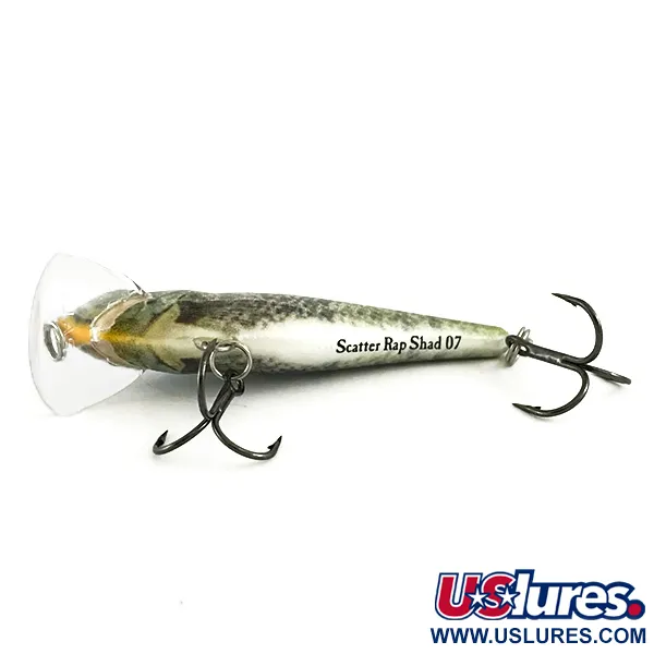 Rapala Scatter Rap Shad SCRS07 Vobler, BGL Live Bluegill, 7g, #6475