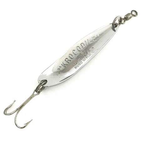 Luhr Jensen Krocodile Die #4 Plandavka, Nikl/Zelená, 14g, Daleký hod, #6490