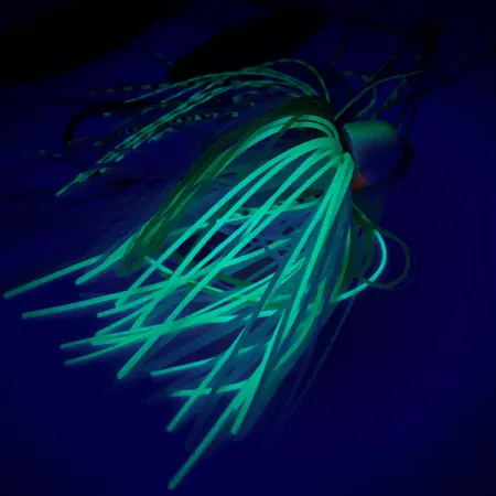 Strike King KVD Spinnerbait, Žlutá/Bílá/Šedá, 18g, Glow skirt, #6531