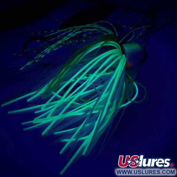 Strike King KVD Spinnerbait, Žlutá/Bílá/Šedá, 18g, Glow skirt, #6531
