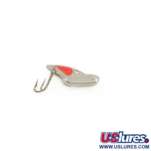 Reef Runner Cicada Blade Bait, Nikl / Červená, 1.2g, Vertikální, #6540