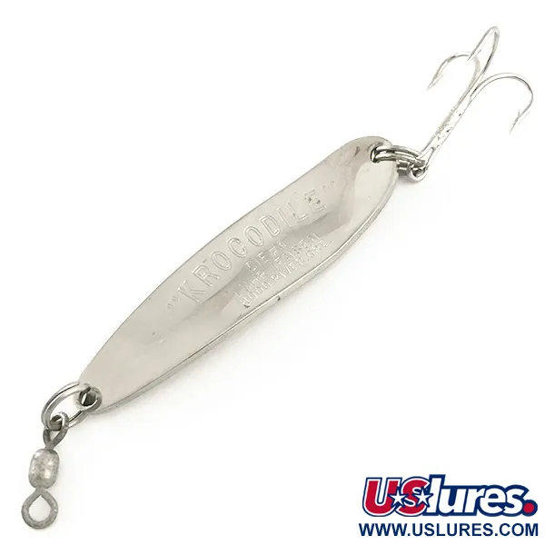 Luhr Jensen Krocodile Die #4 Plandavka, Nikl/Červená, 17g, Daleké hody, #6554