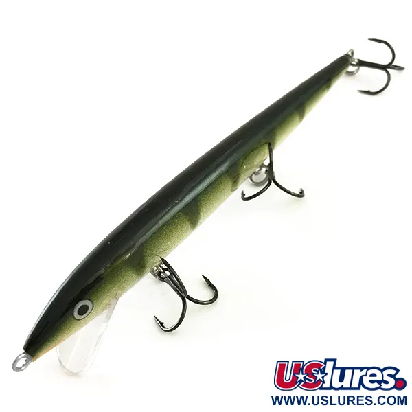 Rapala Original Floater F13 Wobler, Okoun, 7g, Balzové dřevo, #6568