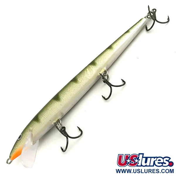 Rapala Original Floater F13 Wobler, Okoun, 7g, Balzové dřevo, #6568