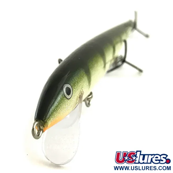 Rapala Original Floater F13 Wobler, Okoun, 7g, Balzové dřevo, #6568