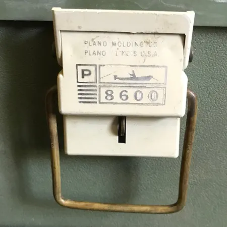 Plano 8600 Vintage Rybářský Kufřík, Bílá/Šedá, 6 Pater, #6574