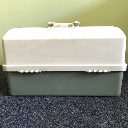 Plano 8600 Vintage Rybářský Kufřík, Bílá/Šedá, 6 Pater, #6574