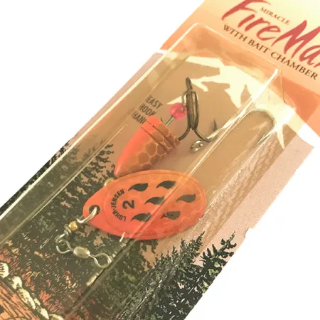 Luhr Jensen Fire Max Miracle 2 UV Třpytka, Oranžová, 7g, Komora, #6580