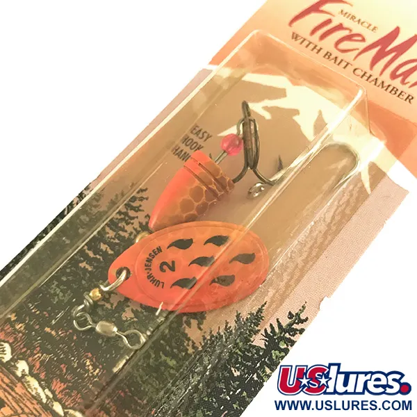 Luhr Jensen Fire Max Miracle 2 UV Třpytka, Oranžová, 7g, Komora, #6580