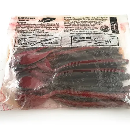 Gambler P. Tail Gumová Nástraha, Tmavě Červená, 12.7cm, B.A.N.G., #6593