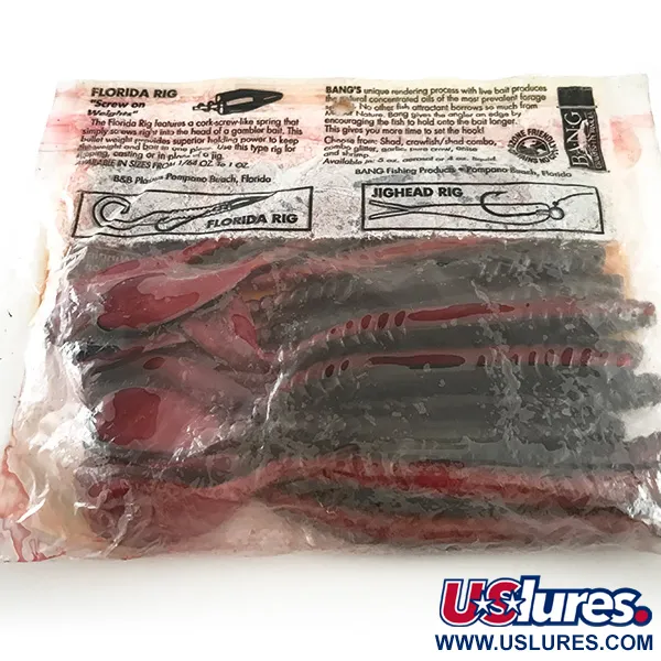 Gambler P. Tail Gumová Nástraha, Tmavě Červená, 12.7cm, B.A.N.G., #6593