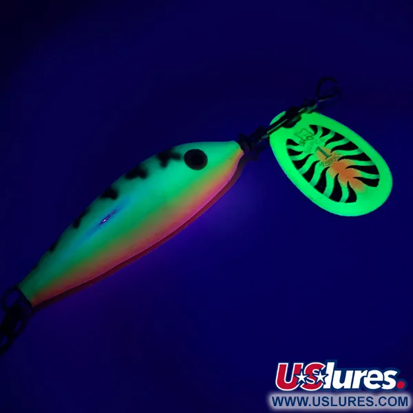 Blue Fox Vibrax Minnow Spin 1 UV Třpytka, Fire Tiger, 4g, UV, #6601