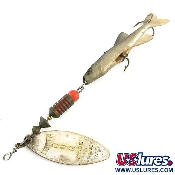 Mepps Aglia Long 2 Mino Třpytka, Stříbrná, 9g, Vrbový List, #6602