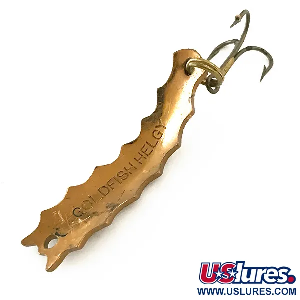 Al's Goldfish Helgy Plandavka, Měď/Červená, 5.5g, tvar larvy, #6650