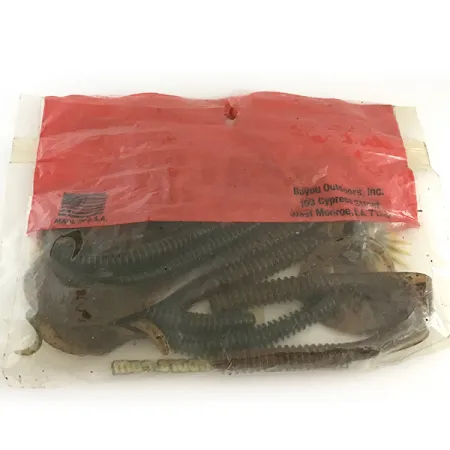 Bayou Outdoors V&M Gumová Nástraha, Green Pumpkin, 10cm, Vroubkovaná, #6669