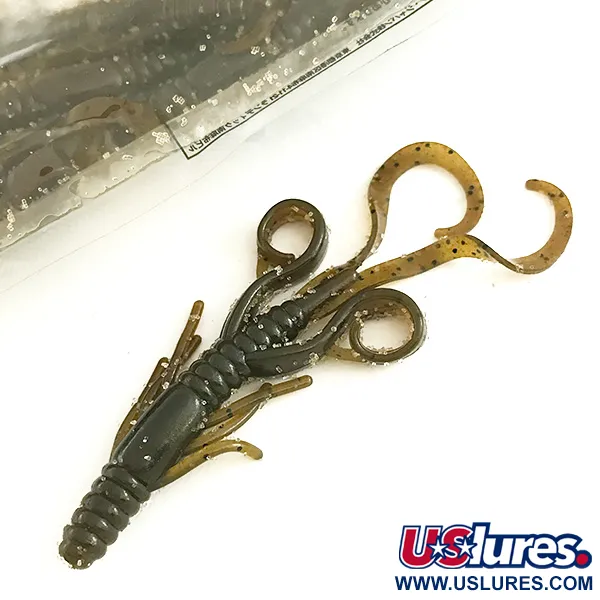 Berkley PowerBait Bungee Hawg nástraha, Green Pumpkin, 7cm, #6671