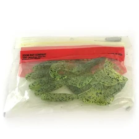 Zoom Fat Albert Grub Twistr, Chartreuse Pepper, 8.25cm, Vroubkovaný, #6678