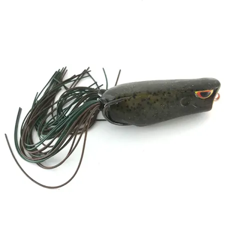SPRO Dean Rojas Bronzeye Frog Popper, Černá, 14g, Duté Tělo, #6710