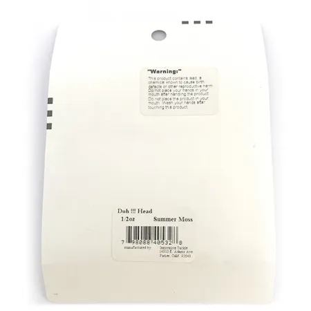 Duh!!! Head kit Offsetové Hlavičky, Black / Green Metallic, 14g, #6721