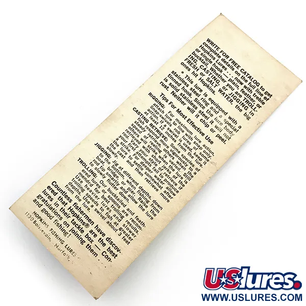 Hopkins s1 - Jig Lure Plandavka, Tepaný nikl, 11g, Bucktail, #6735