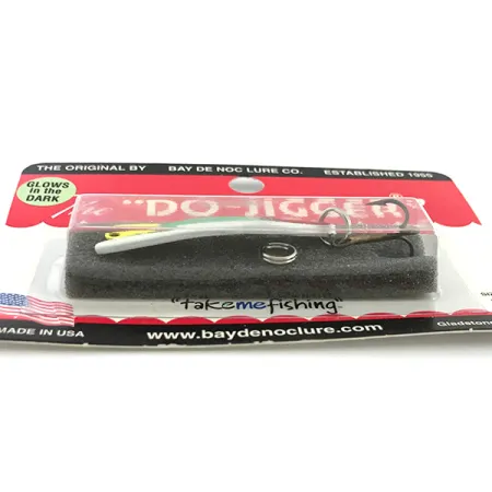 Bay de Noc Do-Jigger 1 Plandavka, White/Green Glow, 5g, Svítící, #6736