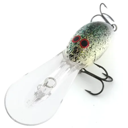 Norman DD22 Crankbait, Bílá/Černá/Duhové třpytky, 28g, #6742