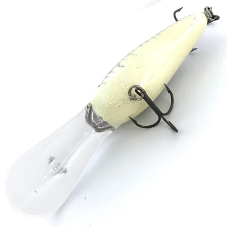 Norman DD22 Crankbait, Bílá/Černá/Duhové třpytky, 28g, #6742