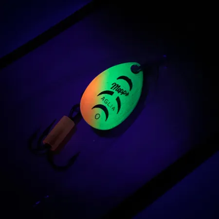 Mepps Aglia 0 Rotačka, Fire Tiger, 2,5g, UV povrch, #6744