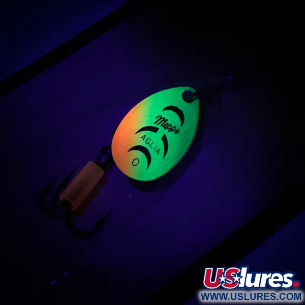 Mepps Aglia 0 Rotačka, Fire Tiger, 2,5g, UV povrch, #6744