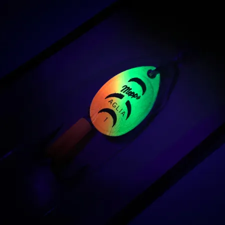 Mepps Aglia 1 Rotačka, Fire Tiger, 3.5g, UV reflexní, #6745