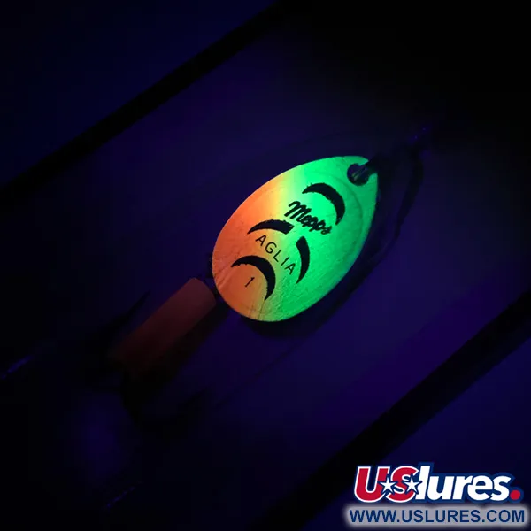 Mepps Aglia 1 Rotačka, Fire Tiger, 3.5g, UV reflexní, #6745
