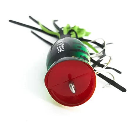 Fred Arbogast Hula Popper Hladinová nástraha, Fire Tiger, 10g, #6760