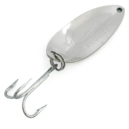 Luhr Jensen Krocodile Stubby Plandavka, Nikl / Modrá, 14g, USA, #6774