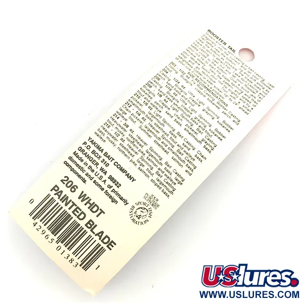 Worden’s Original Rooster Tail Painted Blade Třpytka, Bílá, 1,7g, #6792