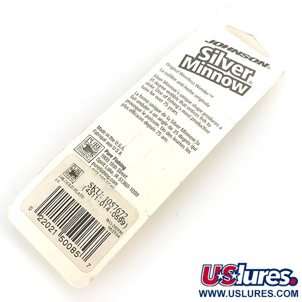 Plandavka Johnson Silver Minnow, Zlatá, 7g, Proti vázkám, #6798