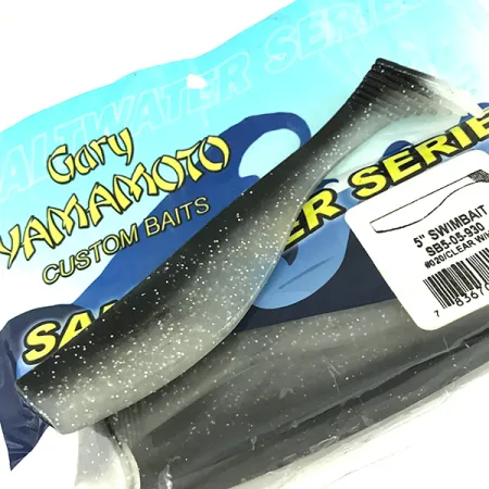 Yamamoto Saltwater series Gumová Nástraha, Black/Hologram Belly, #6830