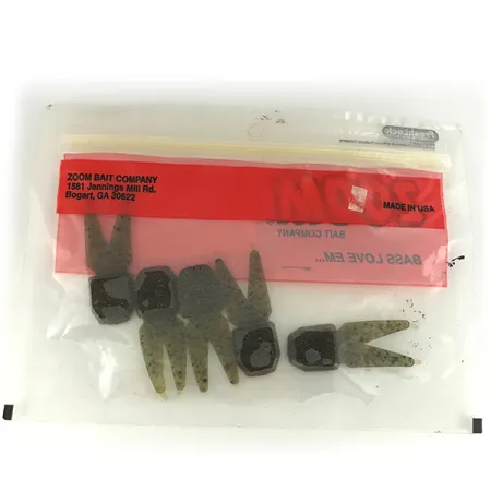 Zoom Tiny Salty Chunk, Green Pumpkin Red, 4,5 cm, gumová nástraha #6831