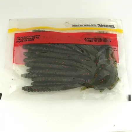 Zoom Super Salt Plus gumová nástraha, Avocado, 12.7cm, žebrovaná, #6832