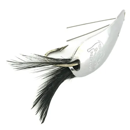 Weezel bait Rex Spoon Plandavka, Nikl / Černá, 12,5g, #6879