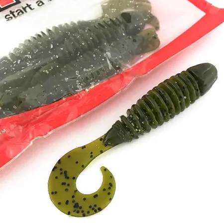 YUM soft bait 8pcs gumová nástraha, Green Pumpkin, 10cm, LPT, #6893