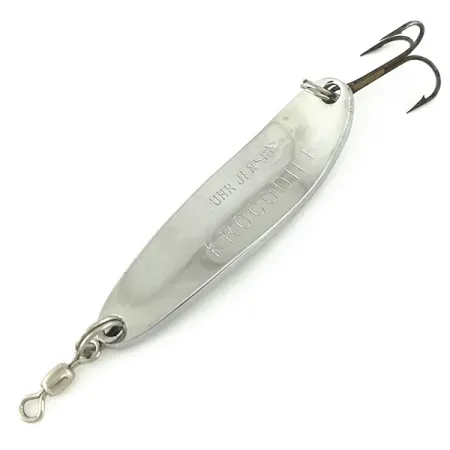 Luhr Jensen Krocodile Die #3 Plandavka, Tepaný nikl, 14g, #6914