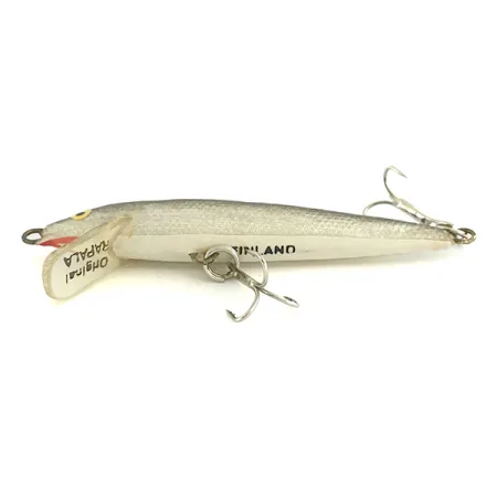 Rapala Original Floater F7 Wobler, S (Stříbrná), 4g, Balsa, #6940