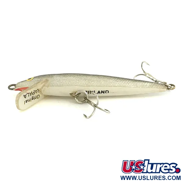 Rapala Original Floater F7 Wobler, S (Stříbrná), 4g, Balsa, #6940