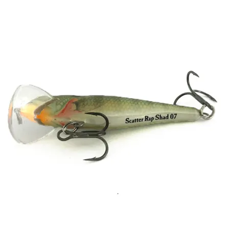 Rapala Scatter Rap Shad SCRS07 Wobler, Okoun, 7g, Scatter Lip, #6943