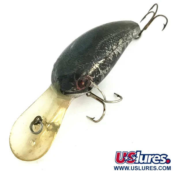 Cotton Cordell Big O Crankbait, Black/Silver/Gold, 10g, Plovoucí, #6944