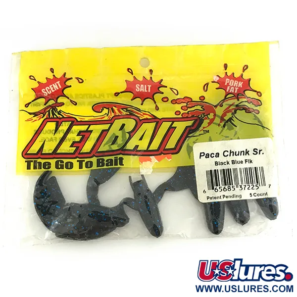 NetBait Chunk Sr Gumová nástraha, Black Blue, 7,5cm, Jig Trailer, #6956